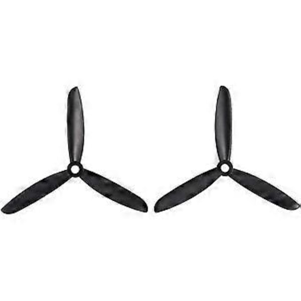 4 Par Cw/ccw 6045 Propellere Blader For Rc Racing Drone Quadcopter Fly Uav Reservedeler Tilbehør Komponent Svart