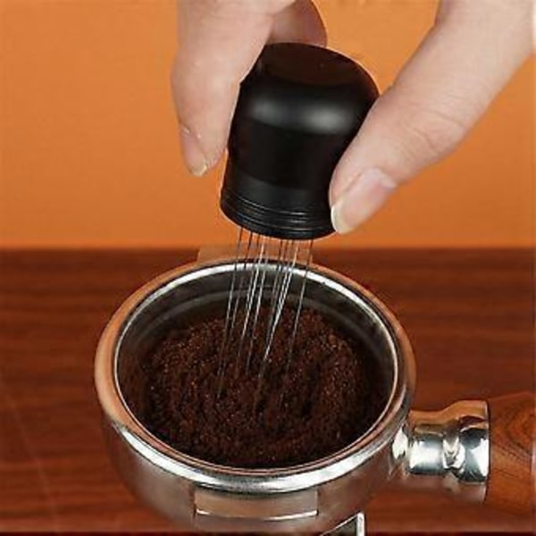 58mm WDT Italiensk Løst Pulver 2-I-1 Pulverpresse, Pulverfordeler, Pulverhammer, Løs Pulvernål Kaffe Tamper