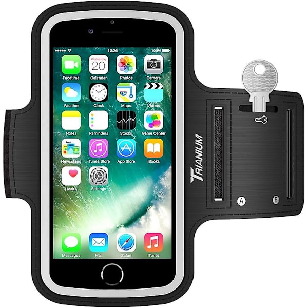 Udendørs løbe fitness touch screen mobiltelefon armbånd - Vandtæt armbånd