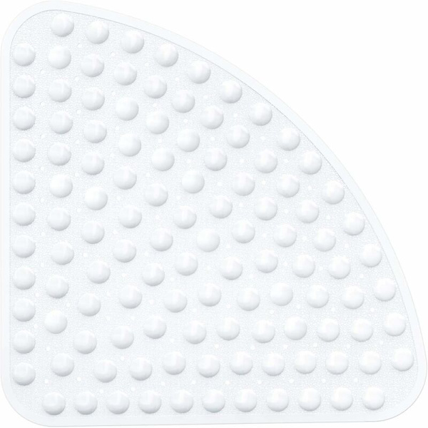 Bademåtter, brusebadsmåtte, sugekopmåtte, anti-skimmel brusebadsmåtte 54 x 54 cm med sugekop til badeværelse