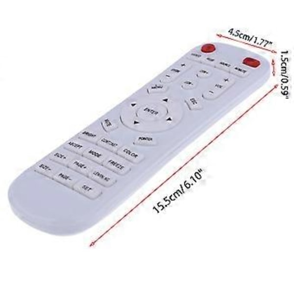 Erstatningsfjernkontroll for projektor for Home Cinema 1040 640 740HD S31 U32 W04 W32, Flott ytelse