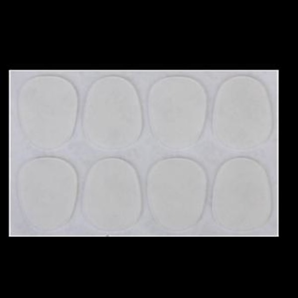 8 stk. Alto/tenor Saksofon Munnstykke Lapper Pads Puter 0,8 mm --- gjennomsiktig