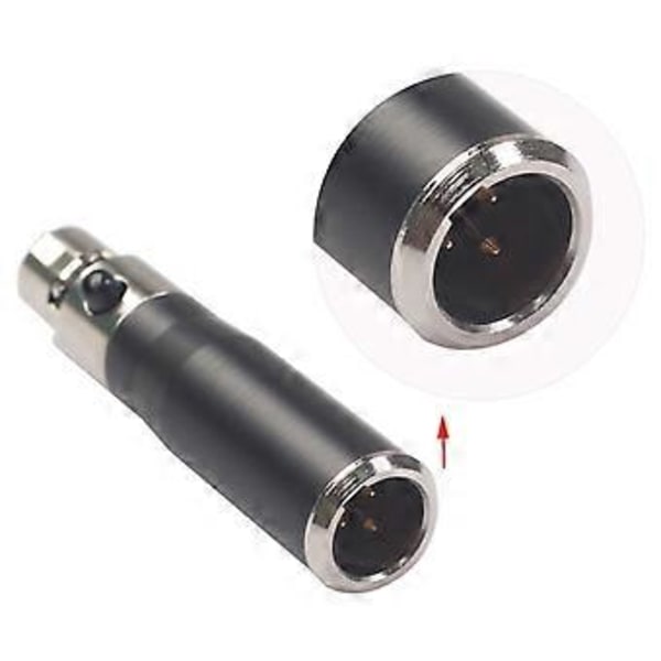 XLR Mini 3-pin hann til 4-pin hun lydadapter pluggkontakt Hi-Fi signalomformeradapter for mikrofonhøyttaler