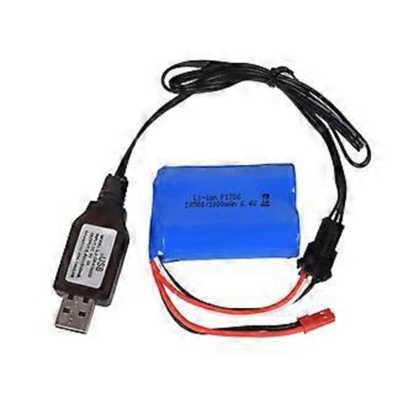 6.4V 2P 7.4V 3P 500mA Laturi Pistoke Lelu Kaukosäädin Positiivinen Kannettava USB