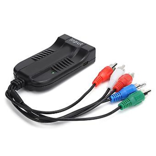 Z10AS RGB Komponentti HDMI-yhteensopiva Video R/L o YPBPR-muunninadapteri Plug and Play
