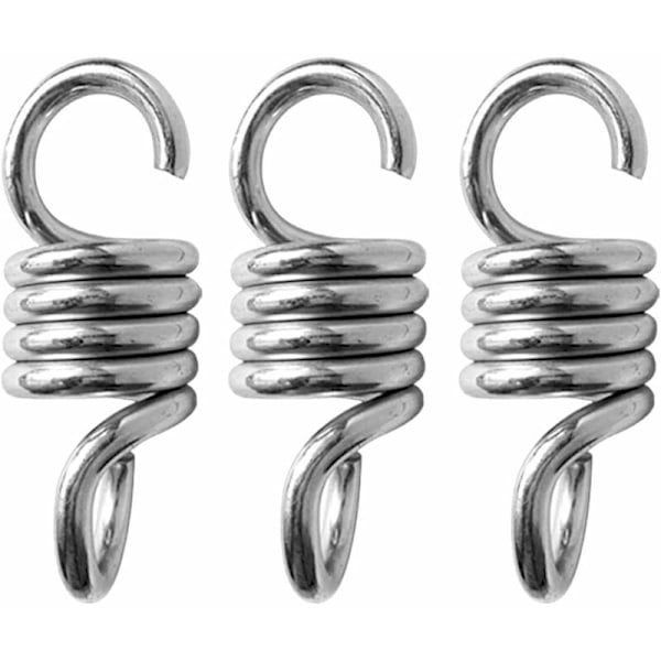 Hammock Spring 3 PCS 8mm Hammock Chair Spring, Spring Hook Extension, Hammock Chair Accessory, for Porch Chairs Hanging Swings