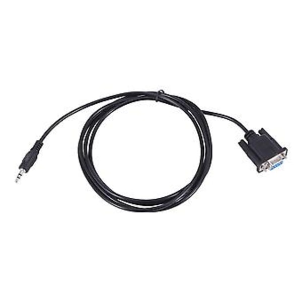 Db9 9-nastainen VGA naarasjohto, db 9 naaras - 3,5 mm (1/8 tuumaa) stereo uros sarjatietokaapeli - 1,8 metriä