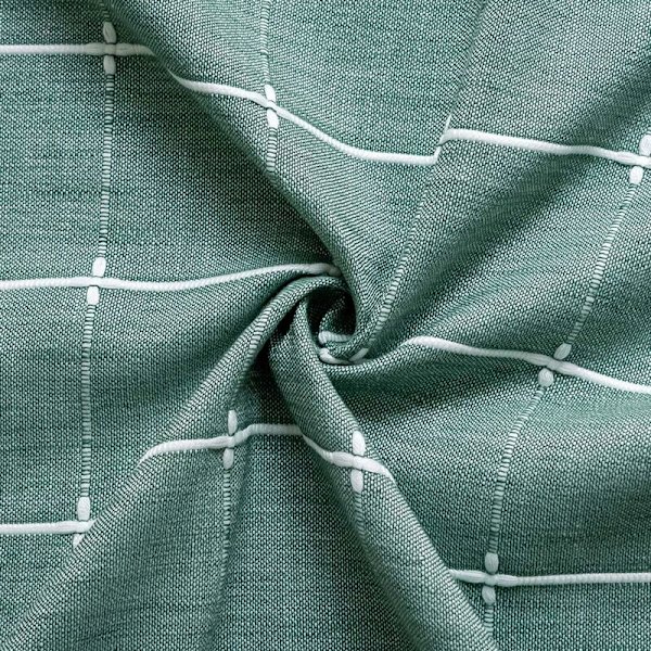 Solid Bomull och Linne Rektangulär Bordsduk Rutiga Broderi Tofs Bomull Linne Bordsduk för Kök Matsal Dekoration (140x140