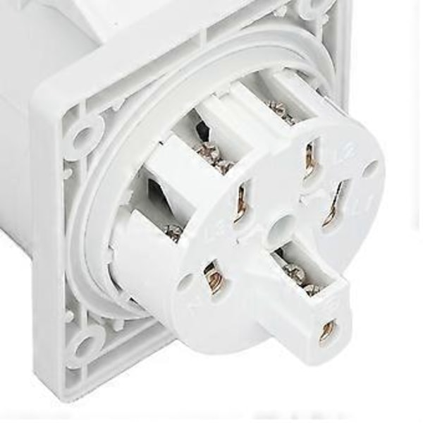 Teollisuuspistorasia IP44 Vedenpitävä Ilmailuliitin 3P+E+N 32A AC 220380V 240415V