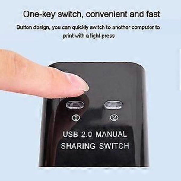 Usb 2.0 Periferi Switch Adapter Usb Delnings Switch Box 2 Datorer Dela 1