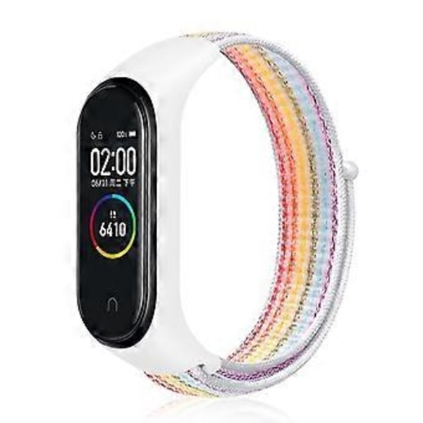Nylonrem til Mi Smart Band 7 Holdbar Loop Ur Mode Loop Armbånd