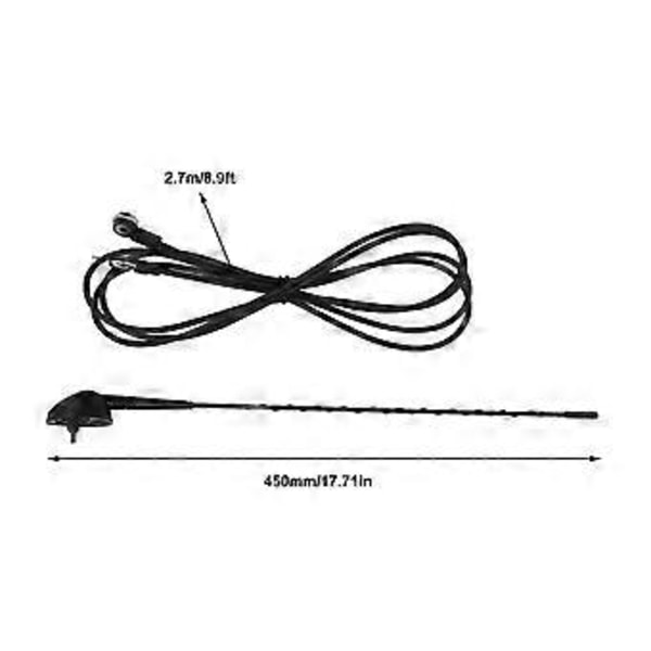 Front Tak Antenne Mast med Base og Kabel 2858939969 Biltilbehør for PUNTO Regata Fiorino