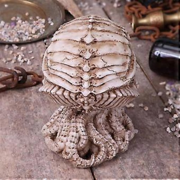 Bronze Guld Cthulhu Statue Cthulhu Kranie Resin Ornament Blæksprutte