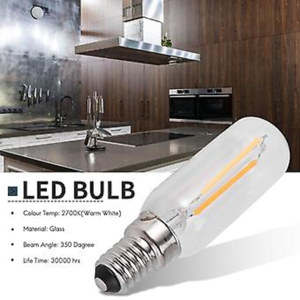 2x E14 3w Led Komfyrhette Viftepære Varm