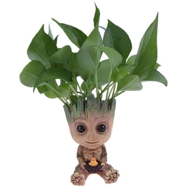 aby Groot Blomsterpot - Innovativ Leddelt Figur til Planter og Penne fra den Klassiske Film I AM Groot