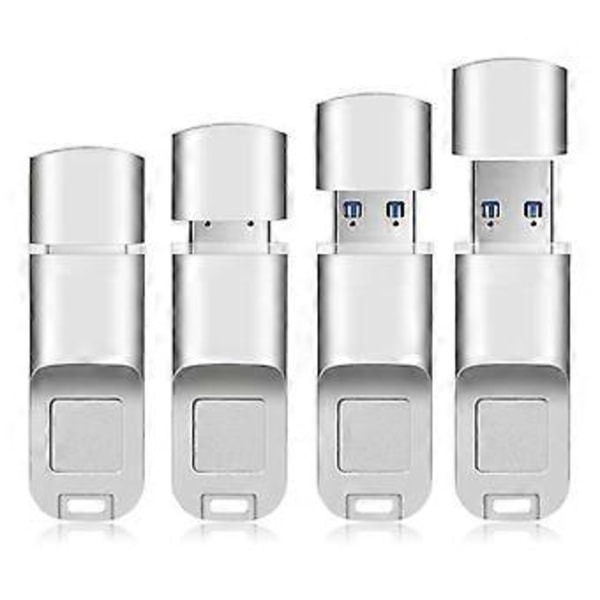 Fingeravtryck USB3.0 Flash Drive 128G Exakt Identifiering Sekretesshantering Nyckel USB Fingeravtryck Flash Drive