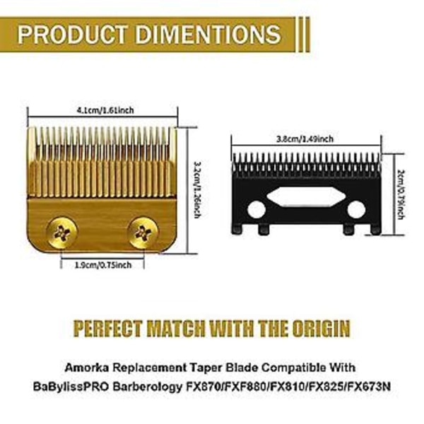 Fx802g Udskiftningsblade Til Clippers Fx870/fxf880/fx810/fx825/fx673n,
