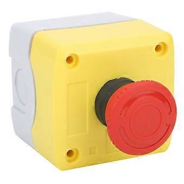 Nödstoppsknapp 98mm Hög Svampformad Stoppknapp 380V 5A Krets IP65 Tryck för att Släppa