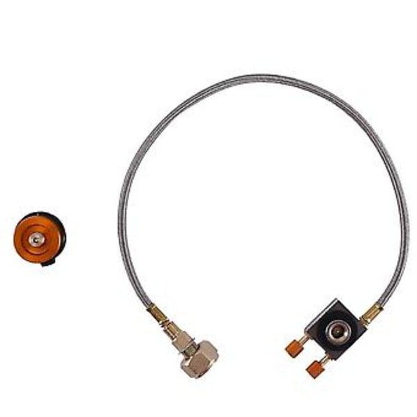 Gasskomfyr Propan Påfyllingsadapter Gass Flat Sylindertank Kobling Adapter Gasslading Med Trykk