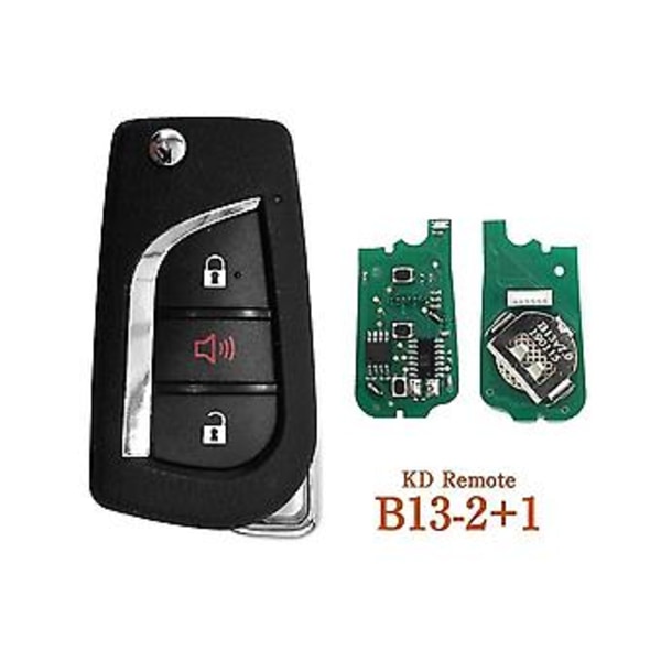 Keydiy B13-2+1 Fjärrkontroll Bilnyckel Universal 3 Knappar För Stil För Kd900/-x2 Mini/ Urg200 Progr