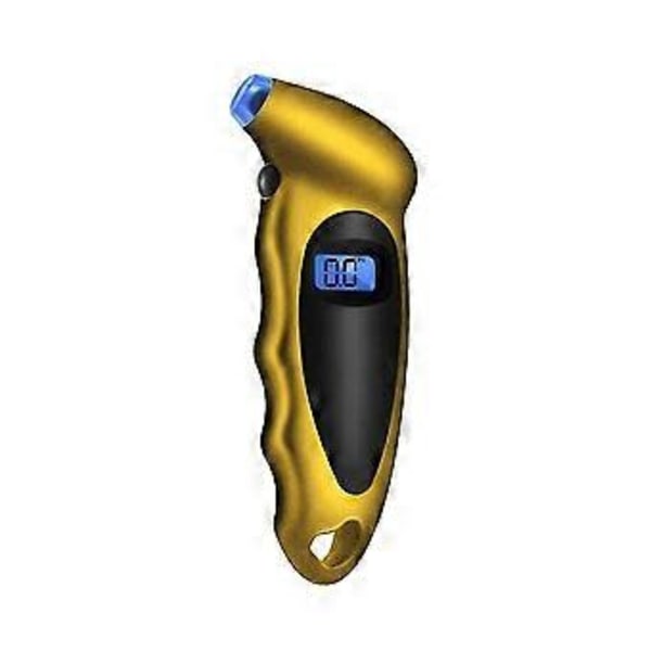 Däcktrycksmätare Digital Display Elektronisk Bakgrundsbelysning Mätare Plastdetektor Testare Mätning Bil Motorcykel