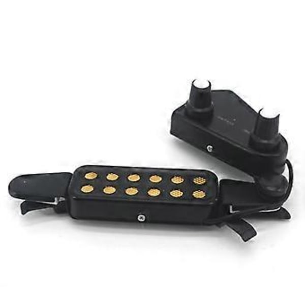 Akustisk Gitarr Ljudhåls Pickup Folk Klassisk Gitarr Pickup Justerbar Volym Ton Utan Att Öppna Hål