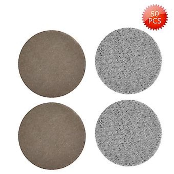 50 stk. Krog og Løkke 25 mm Slibeskiver, Slibe- og Poleringspapir, 5000# Slibepapir til Glat Finish og Detaljearbejde