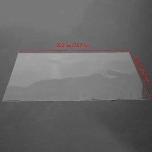 3st 140x200mm / LCD FEP Film Tjocklek För Fotonisk Resin 3D-Skrivare 0.15-0.2mm