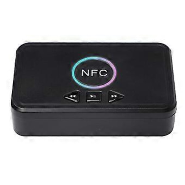 Bluetooth-sovitin NFC BT5.0 langaton audiovastaanotin-lähetin 3,5 mm:n liitin AUX 2 stereoa äänentoisto kaiuttimille ja kuulokkeille