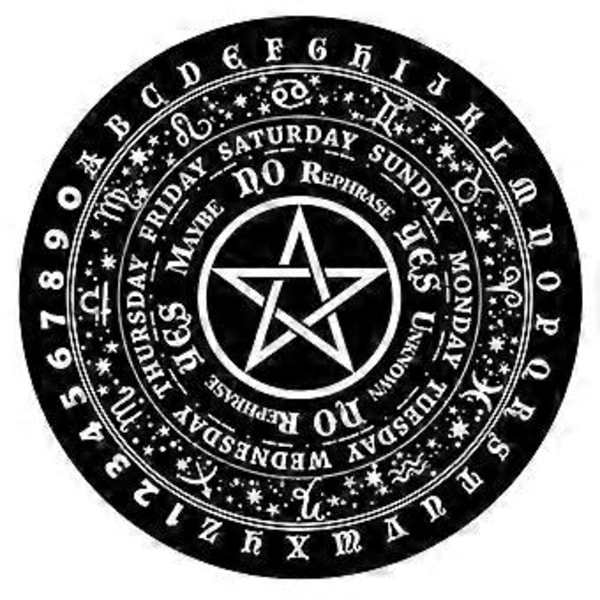 Pendelbrett Spådom Metafysisk Meldingstavle Hekseri Wiccan Utstyr