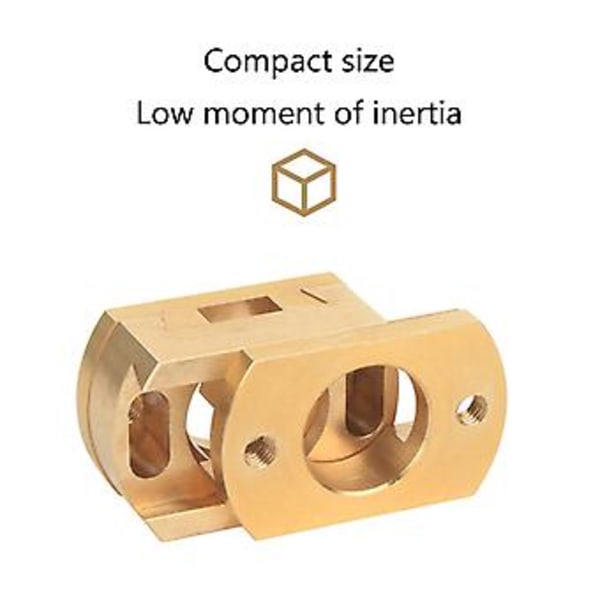 18 mm Oldham-kytkin T8 Z-akselin messinkikytkin Ender-3 Pro T8 -ruuvin lämpöpedille
