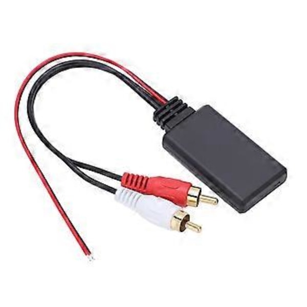 Bluetooth RCAAUXIN Adapter, Bil Stereo Radio 2RCA Bluetooth AUXIN Kabel Bil Bluetooth Modul Forbedrede Funktioner
