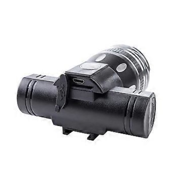 Sykkellys Front Sykkellys USB Oppladbar Lommelykt Zoombar med 3 Lysmoduser for 22-28mm Diameter Styre Terrengsykkel Landeveissykkel