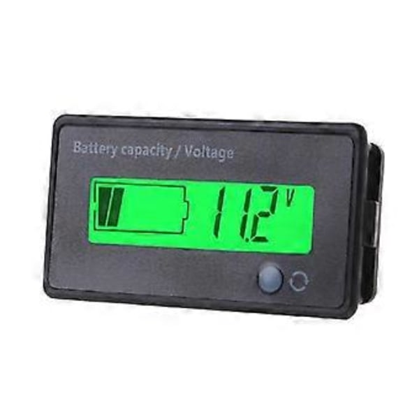 Tålig 12V-84V Bly-syra Batterikapacitetsindikator Voltmeter