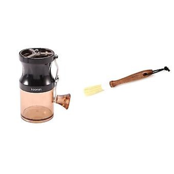 Koonan Håndsveivet Kaffemaskin Burr Kaffekvern Rengjøringsbørste