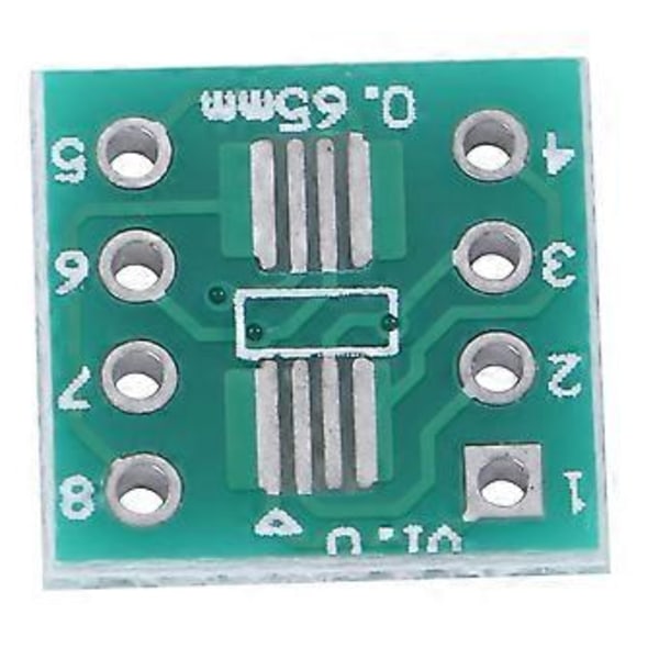 100 st Adapterkort Konverteringsmodul Lättvikt SOP8 SSOP8 till DIP8 TSSOP8 DIP SMD till Inline