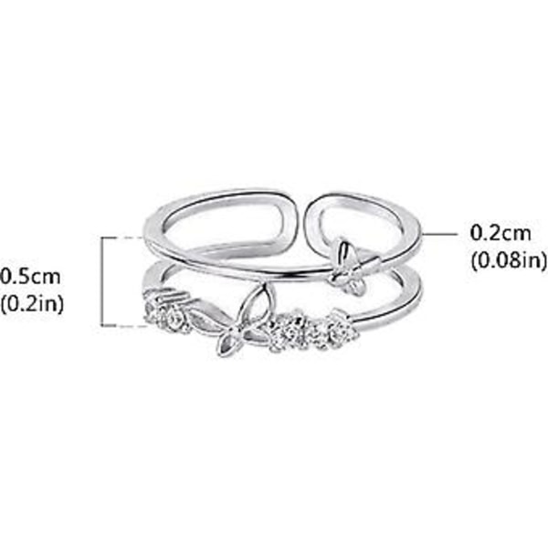 Till Min Dotter Fidget Ring, Till Min Dotter Fjärilsring, Dottergåva Från Mamma Ångestlindringsringar