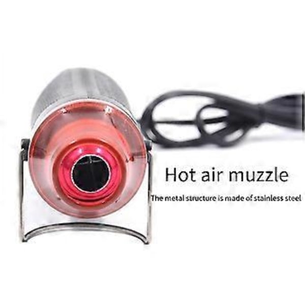 300W kuumailmakone mini lämpötilapuhallin sähköinen kuivausrumpu askarteluun kohokuviointiin kutistekääre PVC EU-pistoke A