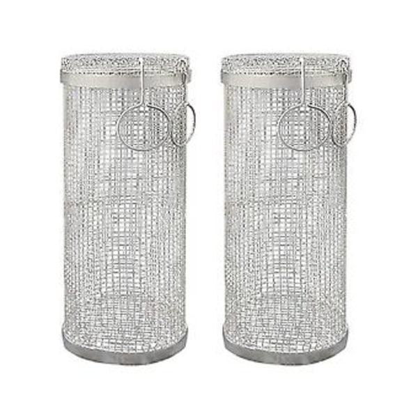 2 stk. Grillrist i rustfritt stål BBQ Mesh Grill Rister Nett For Utendørs Piknik Ing Wi