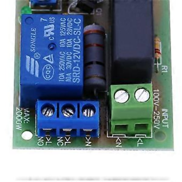 Trigger Timer Fördröjningsbrytare Modul Avstängningskort Justerbar Tid(1Sek~60Sek)