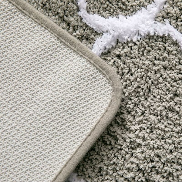 Badrumsmatta halkfri absorberande badrumsmatta marockansk trellismönstrad badrumsmatta badrumsmatta duschmatta mikrofiber köksmattor dörrmattor inuti magiska ma