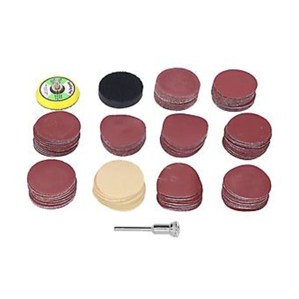 203 Delars Slippappersset, 2 tum, 80-3000 Korn, Slippapperskit för Järn, Trä, Plast - Högkvalitativt Sandpapper för DIY & Professionellt Bruk