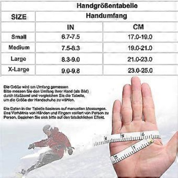 Touchscreen Handsker Cykelhandsker Løbehandsker Vinter Varme Sportshandsker Mænd Kvinder Vindtætte Vandtætte Vinterhandsker Til Cykling, Vandring, Ski