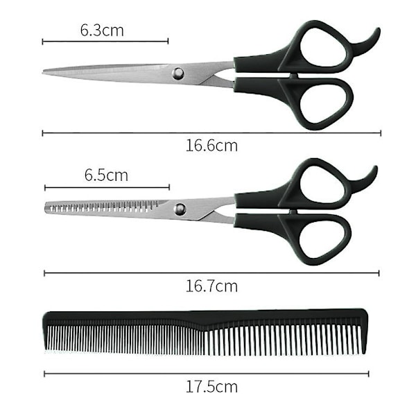 Hårklippningssaxar, saxset för frisörer, för män, kvinnor, husdjur, hem, salong, barberare, blå