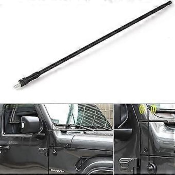 Radioantenne for Wrangler Fleksibel Metall Bilradioantenne for Wrangler JK JKU JL JLU 2007-2020 (33 cm)