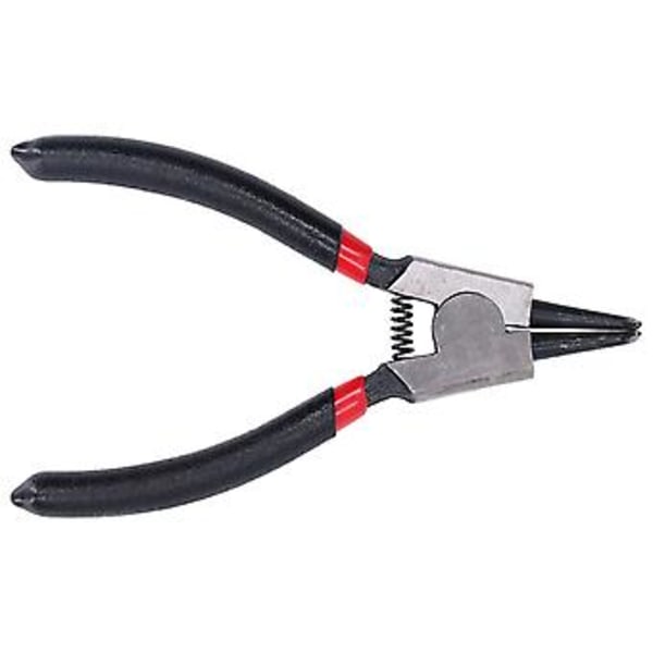 Låseringstang 5in, Kulstofstål Circlip Tang, Varmebehandlet Gummihåndtag, Håndværktøj