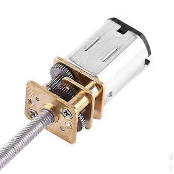 DC 6V Vaihdemoottori pitkällä M3*55MM kierretangolla (500RPM)