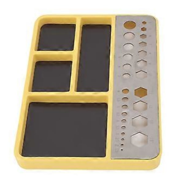 Gul Magnetisk RC Skruvbricka: Viktig Portabel Organizer för Professionell RC Modellreparation