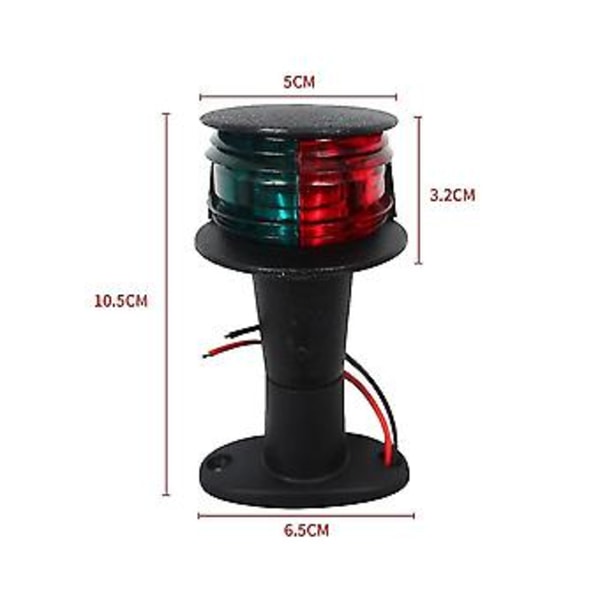 E Led Tilbehør Navigat Lampe Båd E Sejlbåd Tilbehør Led Rød /