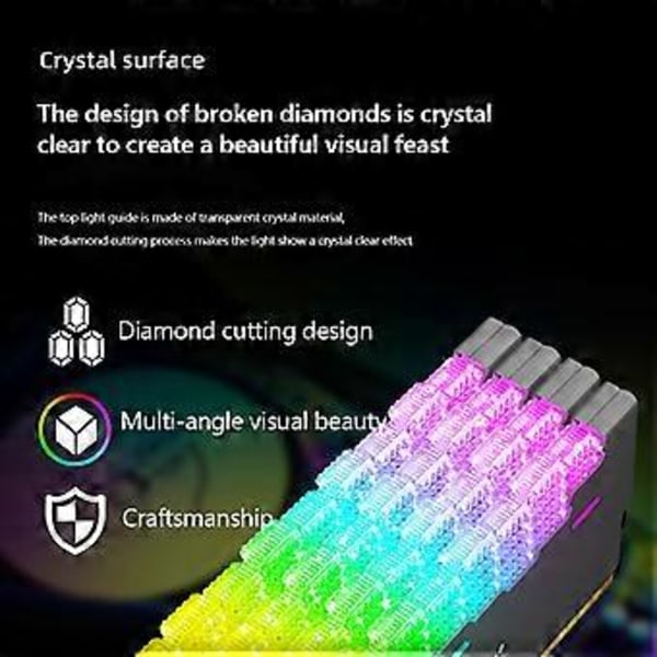 RGB Køleplade Hukommelseskøling Varme Spreder Køler Til Gaming Overclocking